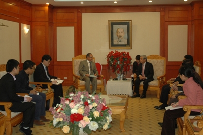  Bộ trưởng Nguyễn Quân tiếp Giám đốc Ban An ninh hạt nhân IAEA